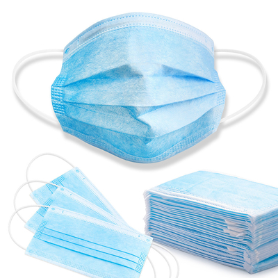 OEM Disposable 3 Ply   Face Mask Anti Pollution Non Woven